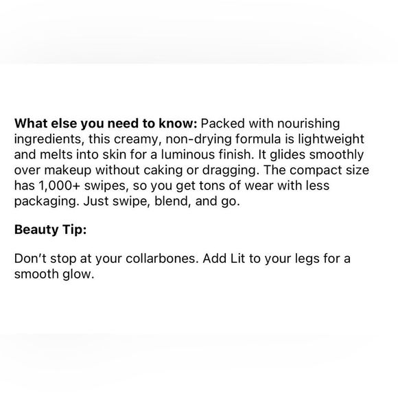 MILK Makeup Dewy Cream Highlighter Stick FLARE 🪞 NEW Full Size - Picture 7 of 7